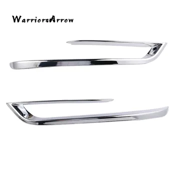 

WarriorsArrow Pair Left Right Front Bumper Grill Molding Trim Chrome For BMW 535i GT xDrive 2015 2016 51117331721 51117331722