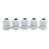 10pcs IP68 PG7 for 3-6.5mm PG9 PG11 PG13.5 PG16 PG19 Wire Cable CE White Black Waterproof Nylon Plastic Cable Gland Connector ► Photo 2/5