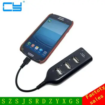

Micro USB 2.0 5pin OTG 4 ports Hub for Galaxy S3 i9100 i9220 i9250 i9300 N7100 htc g14 sony lt26i HTC I9500