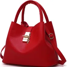 Женские ручные сумки Bolsos Mujer красные кожаные сумки