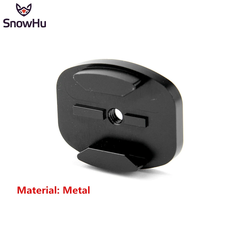 Buy Cheap SnowHu for Gopro Accessories CNC Aluminum Flat Surface Mount With Tripod Cam Adapter For GoPro Hero 5 4 3+ 2 For SJCAM GP144A