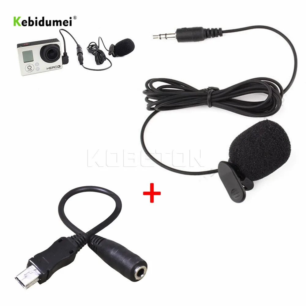 Kebidumei 3 5 мм активный зажим микрофон для ПК ноутбука MSN с внешним мини USB микрофоном
