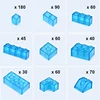 DIY Building Blocks Thick Transparent Figures Bricks Best Educational Creative Toys for Children Gifts Size Compatible With lego ► Photo 3/6