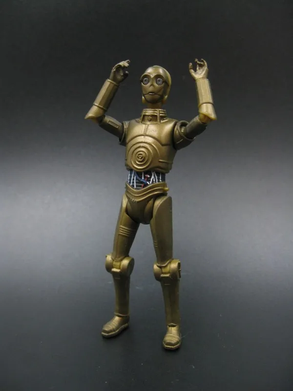 3,7" Звездные войны фигурка аниме версия C-3PO Робот Модель игрушки