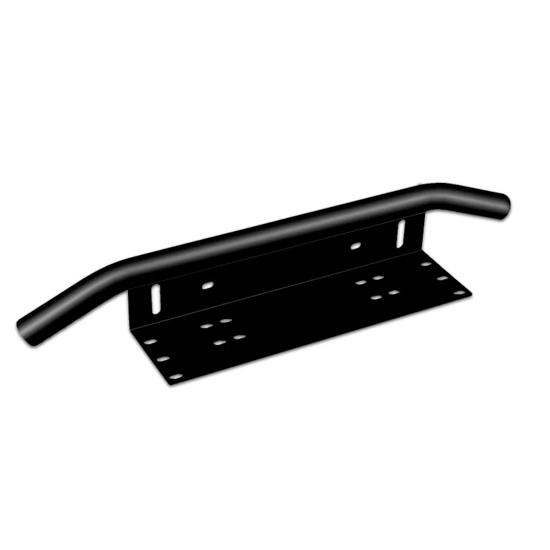 Внедорожный передний держатель номерного знака Кронштейн Рамка внедорожный монтажный светильник для крепления бампера для автомобиля лодки грузовика джипа - Цвет: 1pcs Black