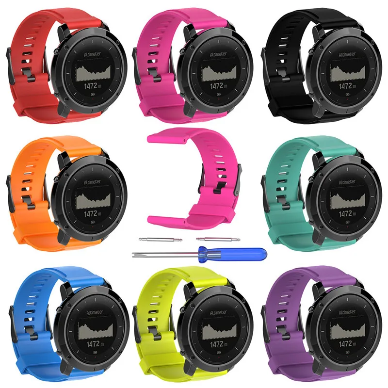 

Smart Silicone Watchband Replacement Wristband for Suunto Traverse Watch band for Suunto Traverse Multicolor optional