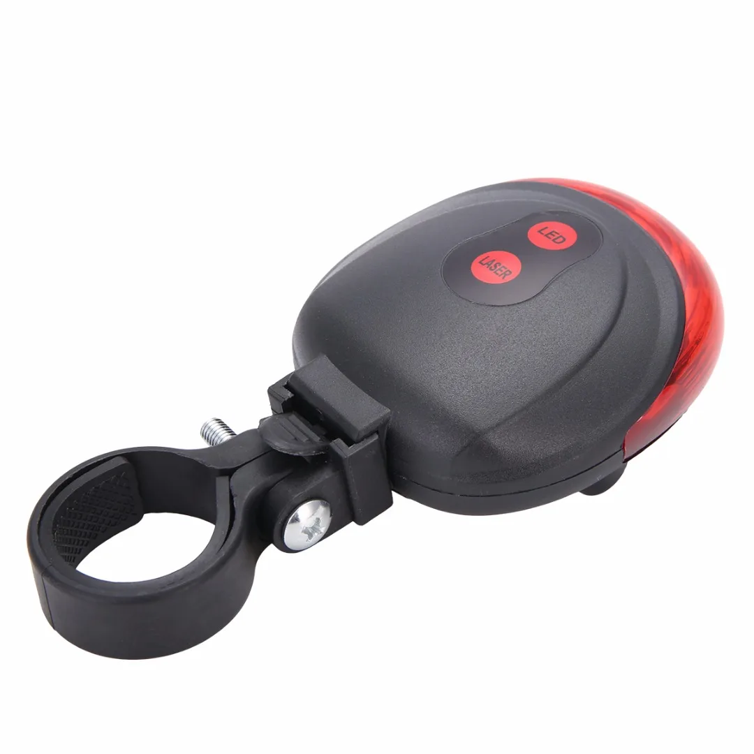 Super Bright Bike Cycling Lights 5 LED 2 Laser Tail Light Safety Warning Red Light Bicycle Rear Light Lamp Bicycle Light