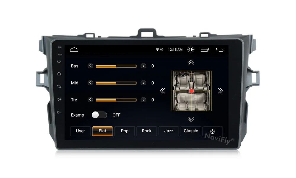 Perfect NaviFly 1G+16G/2G+32G Android 8.1 car multimedia player for Toyota corolla 2006-2011 9 inch car stereo radio video audio player 9