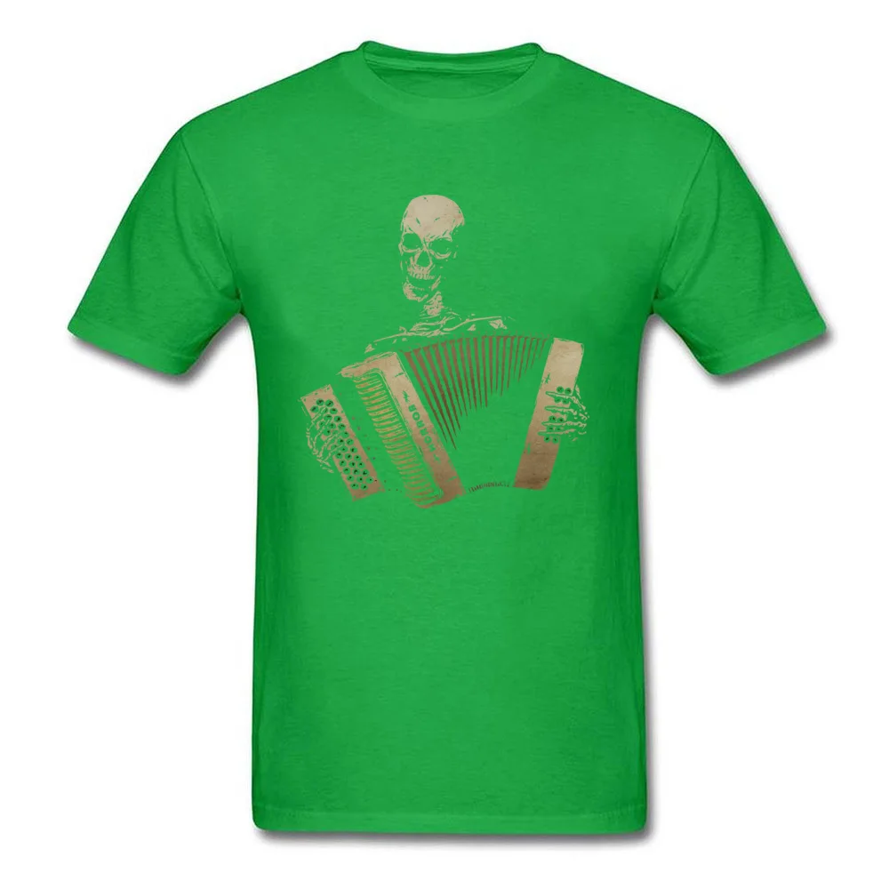 Custom T Shirts Graphic O Neck The Piano Accordion Blues 100% Cotton Men Tops Tees Slim Fit Short Sleeve Tee-Shirts The Piano Accordion Blues green