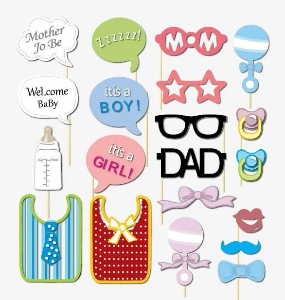 Props For Gender Reveal Free Printable