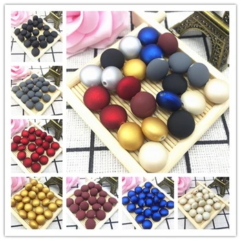 

20pcs 12x8mm Oval Shape Crack Acrylic Beads Spacer Loose Bead For Jewelry Making Accessory Beads DIY 9 colors