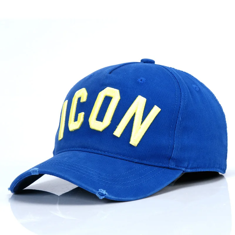 Kaufen Icon Dsq Kappe Hut Für Männer Frauen Stickerei Muster Baseball Kappe Hip Hop Chapeau Homme Visier Direkt Großhandel Czapka z daszkiem