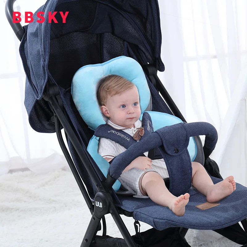  Baby Stroller Seat Cushion Car Seat Pad Cotton Mattresses Pillow Infant Carriage Cart Thicken Soft 