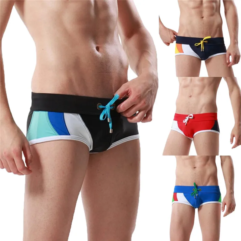 

Summer Bathing Suit Beachwear Mens Breathable Swim Trunks Pants Swimwear Shorts Slim Wear Bikini Swimsuit Briefs boys swimmi 01