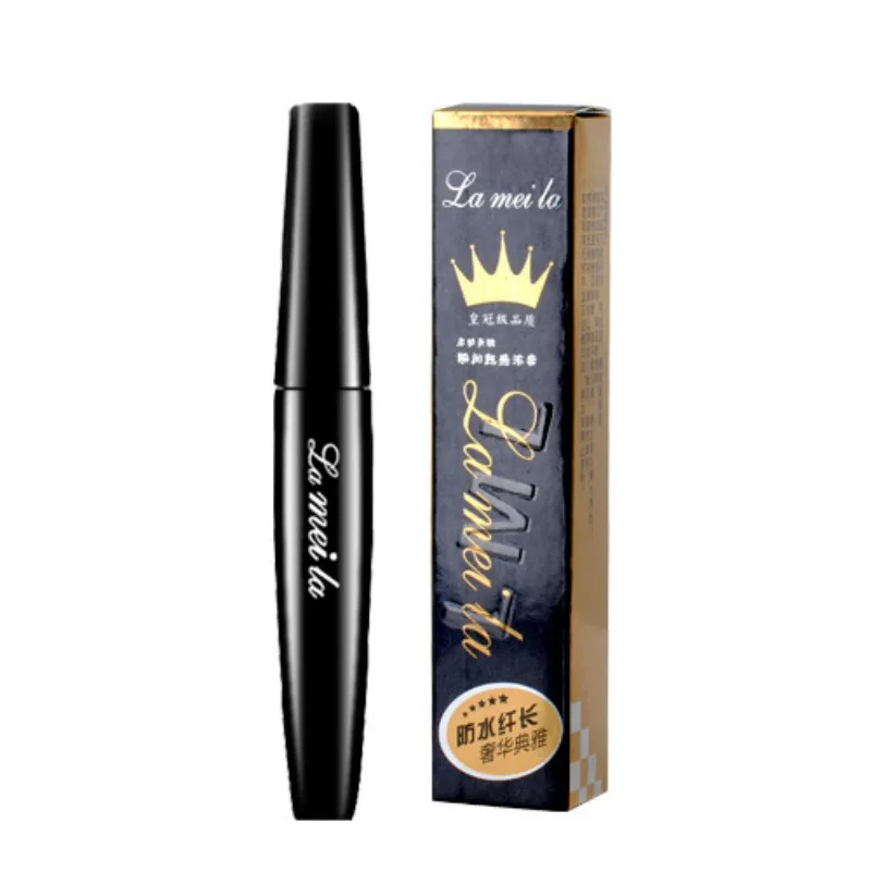 wearing Cosmetics 3D Fiber Black font b Mascara b font Eyelashes Thick Makeup Eyelashes Waterproof font