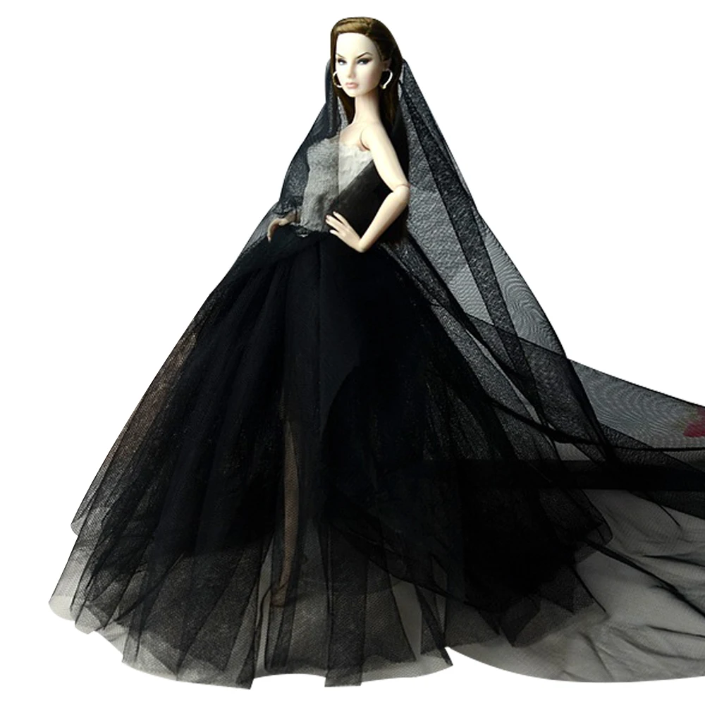 

NK One Pcs 2019 Princess Wedding Dress Noble Party Gown For Barbie Doll Fashion Design Outfit Best Gift For Girl' Doll 005K