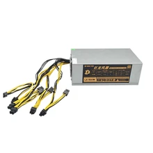ПК Горнодобывающий корпус Питание 1800 W стоечный сервер БП 6PIN * 10 Antminer A4 A6 S7 S9 E9 L3 L3 + D3 R4 API BTC LTC тире Питание