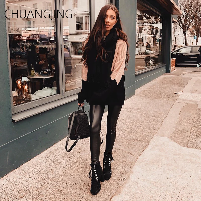 

Autumn Winter Patchwork Knitted Sweater Women Casual O-neck Striped Pullover Long Sleeve Sweater Female Fashion Sweet Sweater
