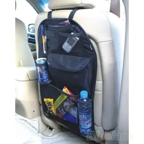 

Useful Black Car Back Seat Organizer Multi-Pocket Storage Bag Box Case