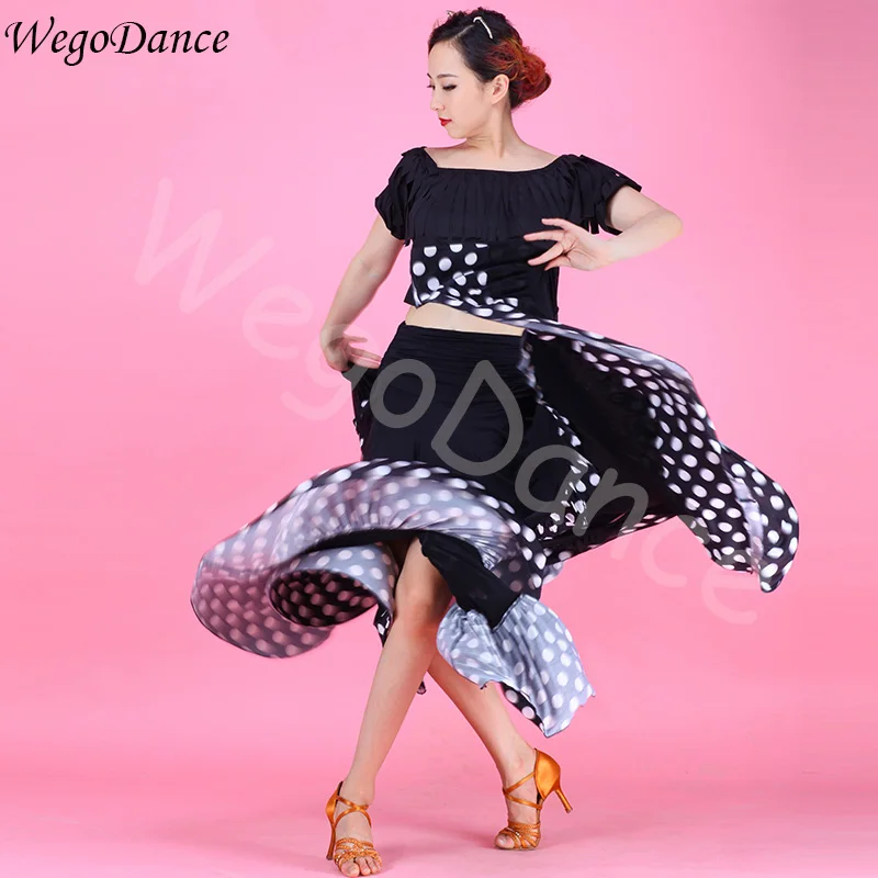 

Modern dance ballroom dance skirt flamenco skirts women