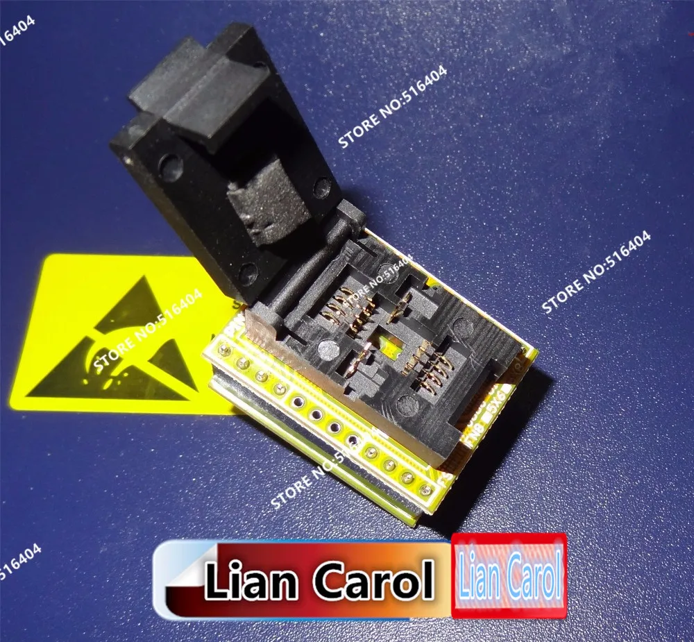 QFN8-to-DIP8-Programmer-Adapter-WSON8-DFN8-MLF8-to-DIP8-socket-for-25xxx-6x8mm-Pitch-1