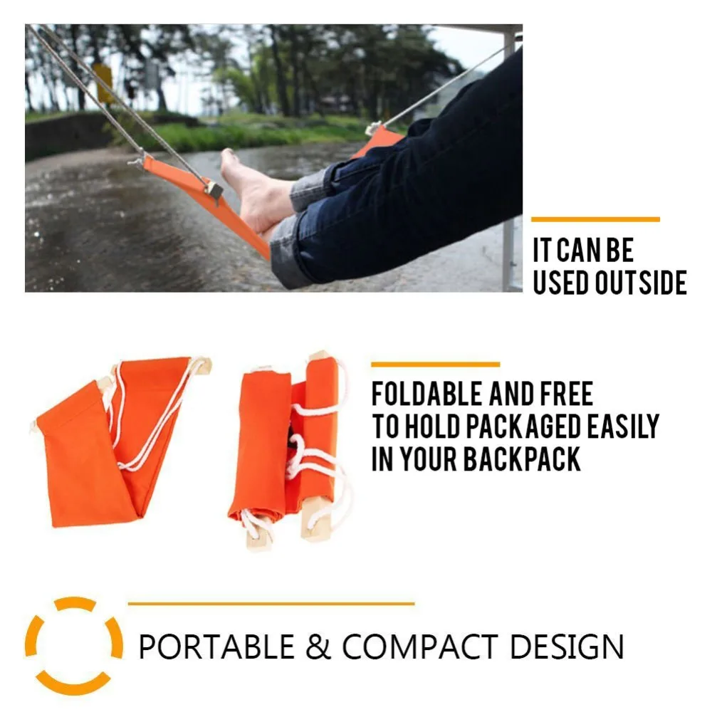 ZOWEE Desk Feet Hammock Foot Chair Care Tool The Foot Hammock Outdoor Rest  Cot Portable Office Foot Hammock Mini Feet Rest - AliExpress