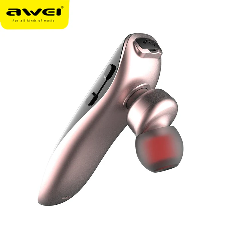 

AWEI N1 Wireless Bluetooth Earphone Earbuds Mini Business in-Ear Headset With Microphone Hand free Earphones For iPhone Android