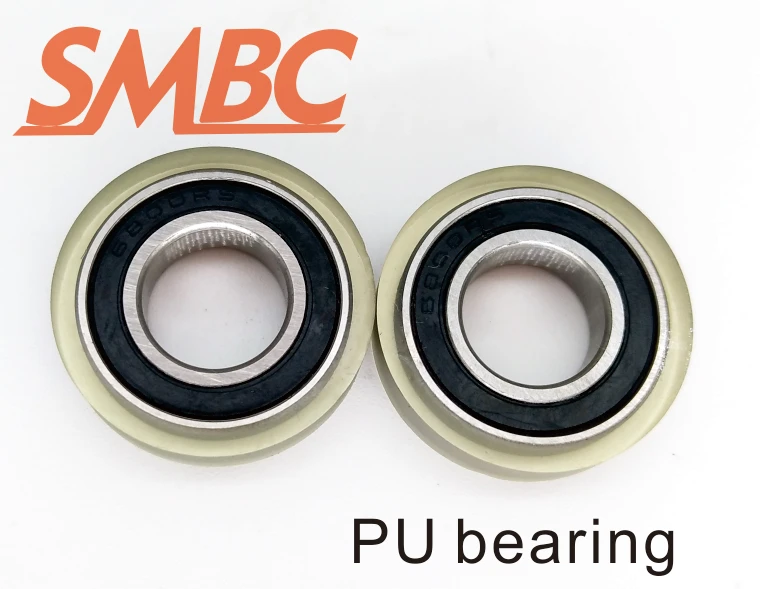 5 шт. [pu608-40] 8*40*7 z3v3free доставка Полиуретана ПУ резиновая опора 608 2rs сортируя раздвижные роликовые шкив Пресс Папе