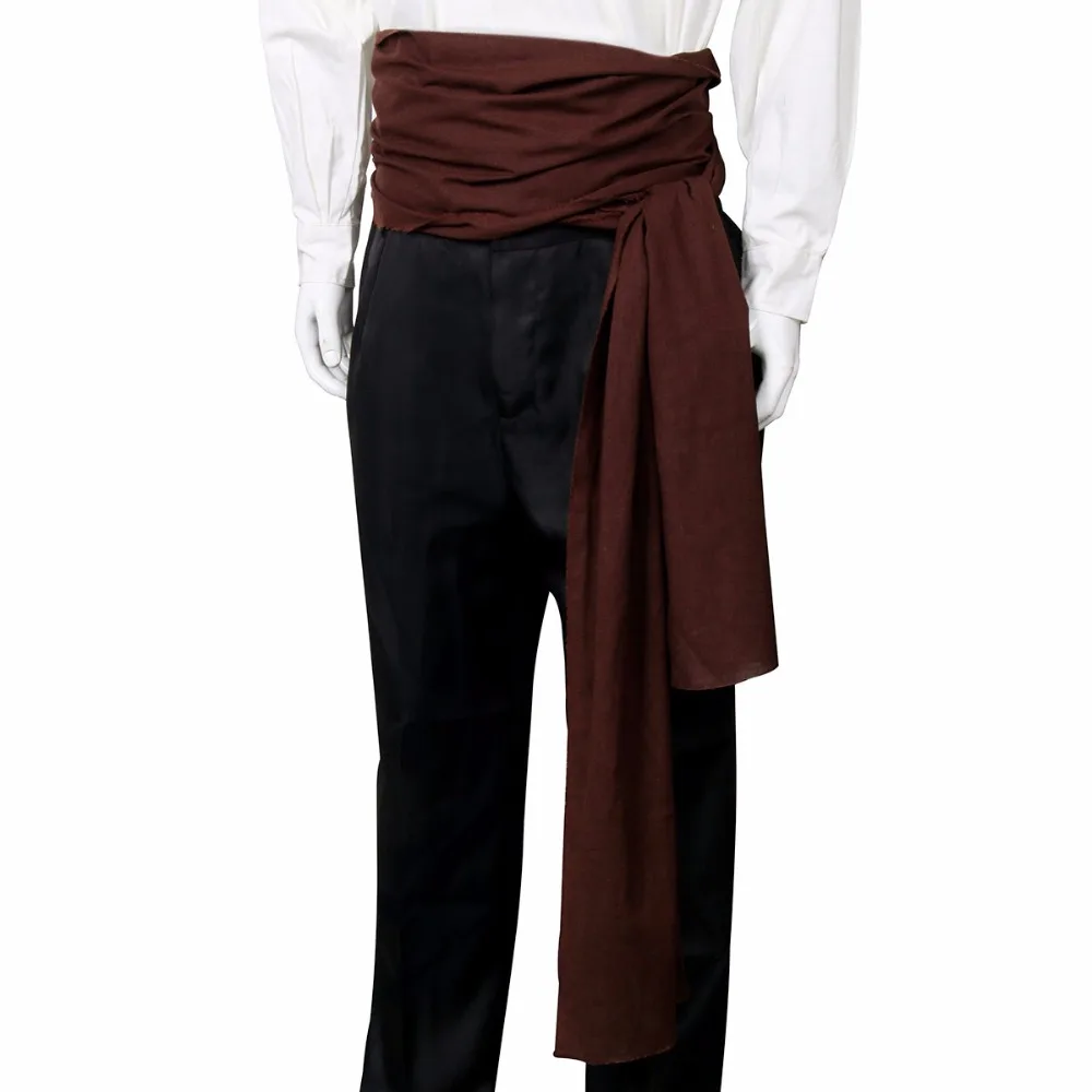 

The Pirate Medieval Renaissance Vintage Sash Linen Fabric Halloween Cosplay Costume Fancy ball Party Props