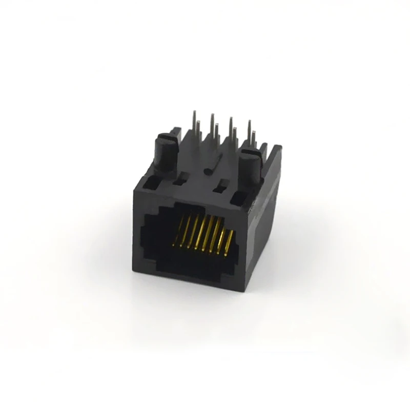 10 шт. пластиковые коннекторы для Соединения RJ45 90 градусов | Компьютеры и офис
