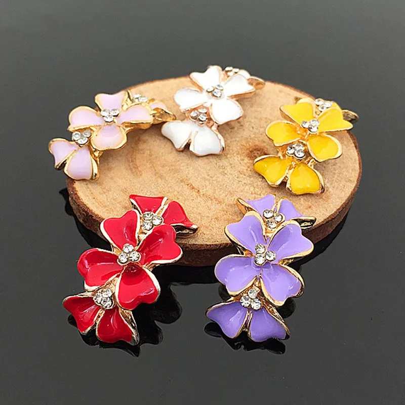 

2016New 100Pcs Arc Flower Rhinestone Buttons for Wedding Decoration and DIY hair accessies HZ214