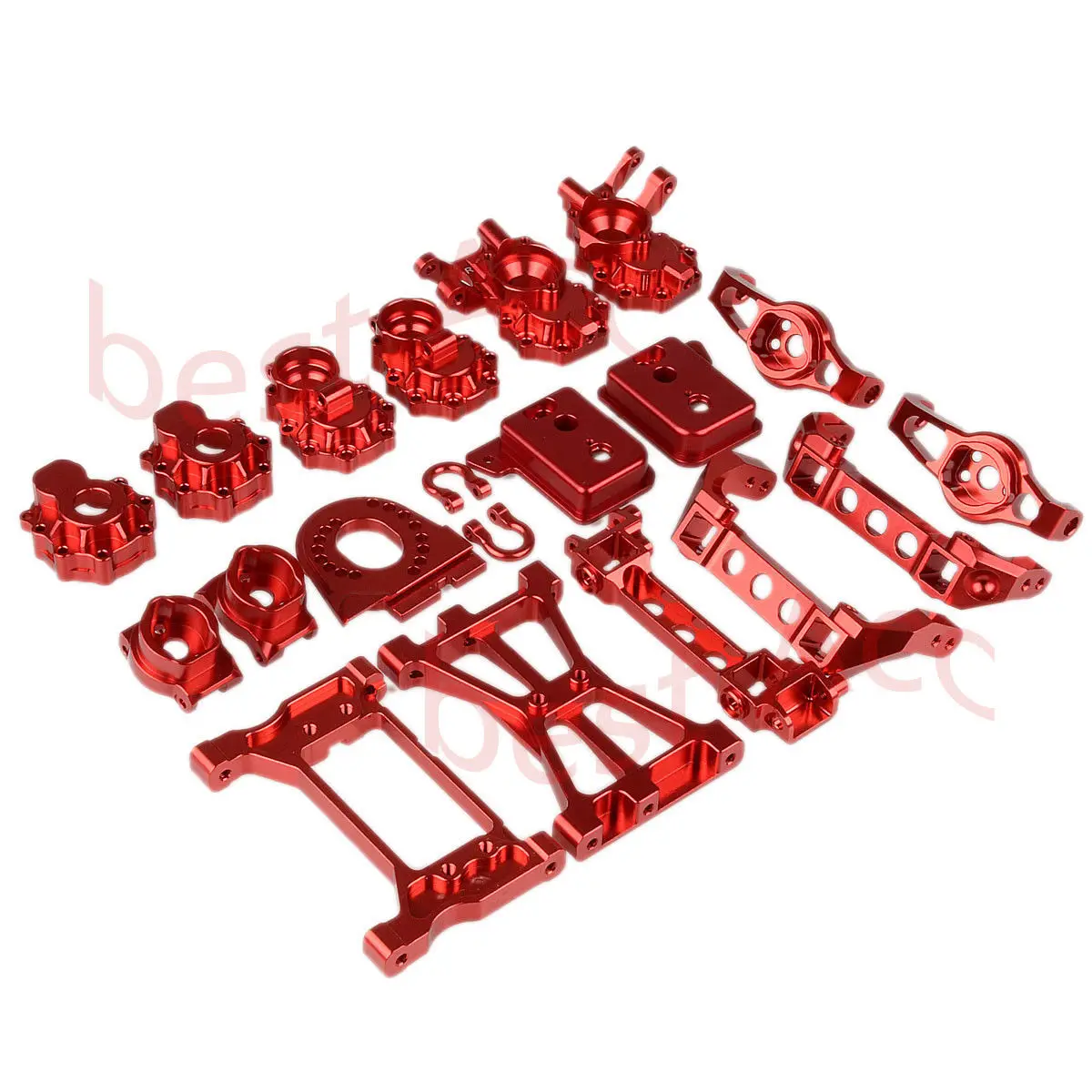 

FOR 1/10 Traxxas TRX-4 TRX4 RC RED Aluminum CNC Replacement Part