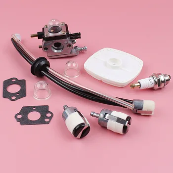 

Carburetor Carb Gasket Primer Bulb Air Fuel Filter Line Grommet Kit For Zama C1U-K54A Mantis Tiller 7222 7225 7230 7234 Trimmer