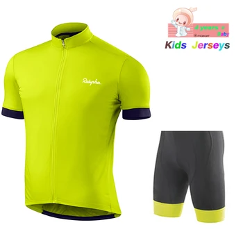 

Kid's Cycling Jersey Set 2020 Ralvpha Bike Jersey Shorts Child Road Mountain MTB Bicycle Clothes Maillot Ropa Ciclismo