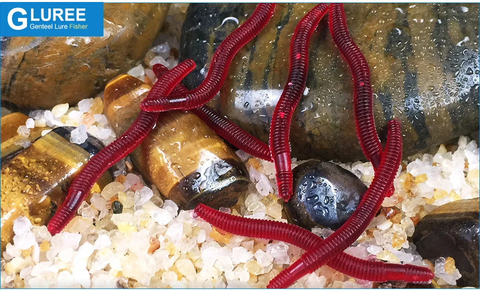 GLUREE-50Pcs-Lot-3.5cm-Red-Worms-EarthWorm-Soft-Fishing-Lures-Worm-Bait-Soft-Artificial-Baits-Lifelike-Carp-Fishing-Tackle_07