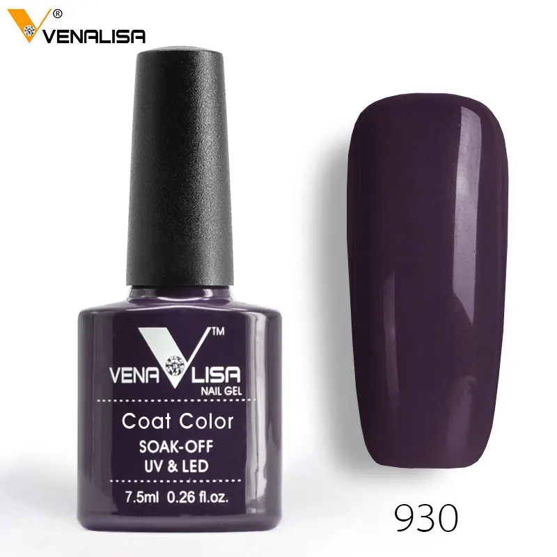 Venalisa 7,5 мл отмачивающийся Гель-лак для ногтей canni поставка ногтей УФ Гель-лак для ногтей светодиодный цвет лак для ногтей - Цвет: 930