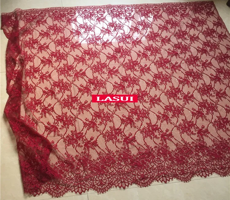 LASUI 1,5 м* 1,5 м = 1 штука, новые цвета, полый шнур для ресниц, кружевная ткань, мягкое французское кружево для diy, аксессуары для свадебного платья C0194