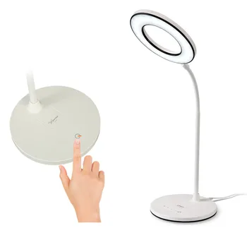 

Portable LED Desk Lamp USB Rechargeable Table Lamp 3 Color Temperatures Reading lamp Dimmable Eye Protection Clip Desk Light