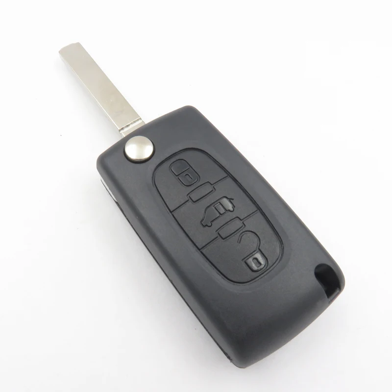

Cocolockey Remote Key Shell For Fiat Scudo Flip Key Fob Case With 3 Button Middle Van Sign Plus New Blade Auto Replacement Part