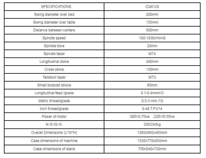 CQ6128 CE сертификация 220 v Точность новое условие Металл Мини Bench токарный станок для продажи