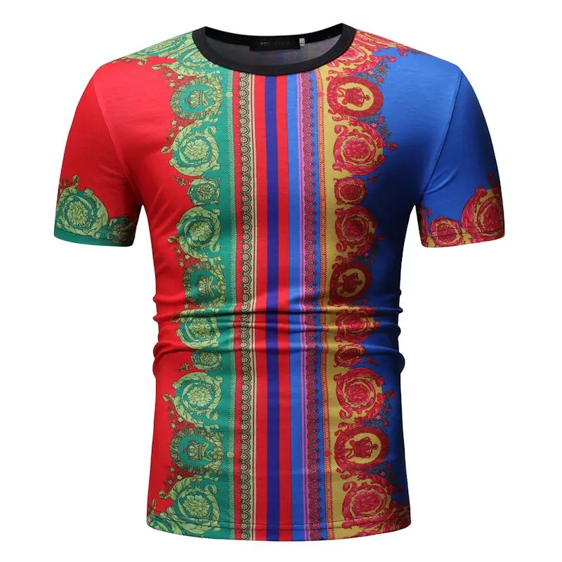 Мужская Повседневная футболка Slim Fit пуловер Одежда Мужская одежда уличная