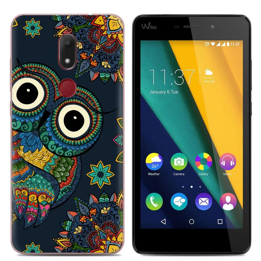 Чехол для телефона Wiko просмотр 5 7 дюймовый стильная футболка с изображением