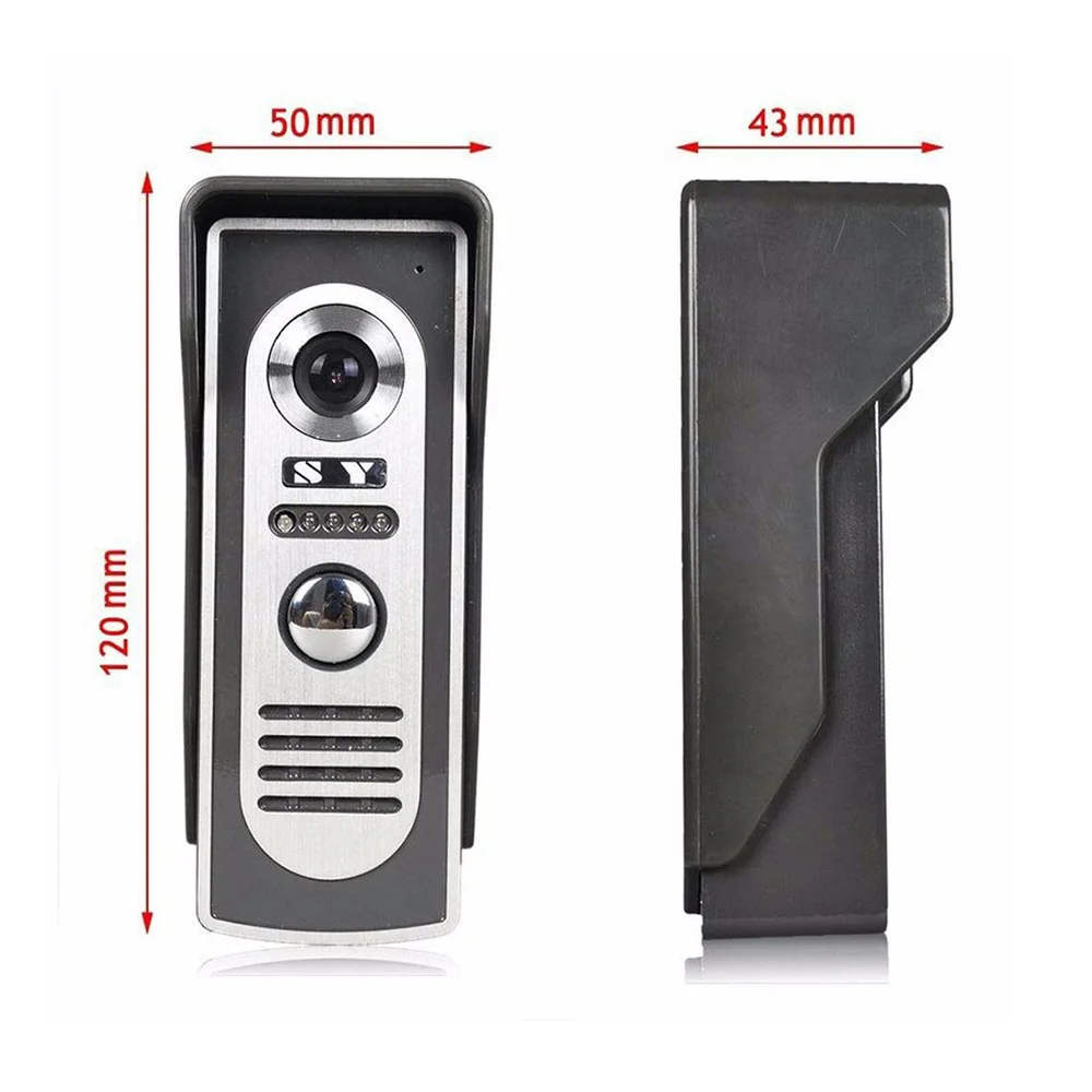 Smart wifi video doorbell 7 inch capacitive touch video phone remote call unlock Smart video intercom Doorbell kits