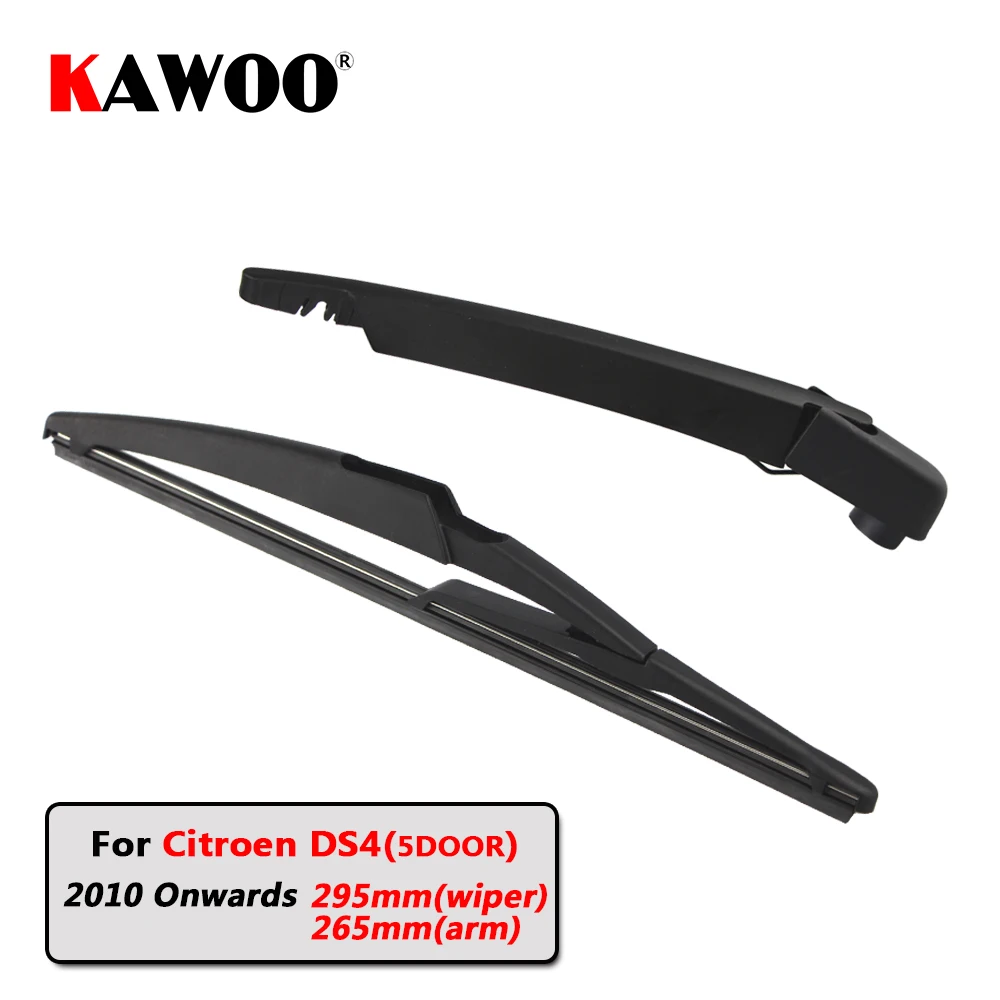 KAWOO Car Rear Wiper Blade Blades Back Window Wipers Arm For Citroen