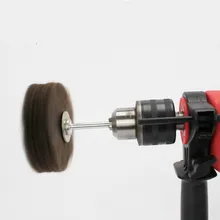 Абразивный конский хвост волос колесо щетка по дереву прочный польский скамья шлифовальная машина для металла камень дерево