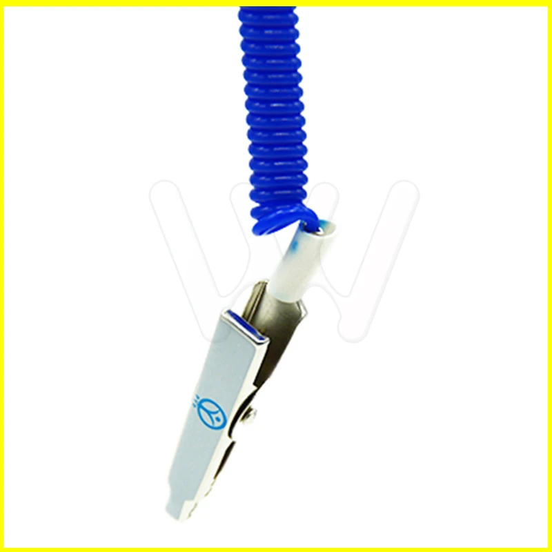 Dental Patient Bib Clips Chains Coil Napkin Holder Crocodile Clip Stretchy (2)