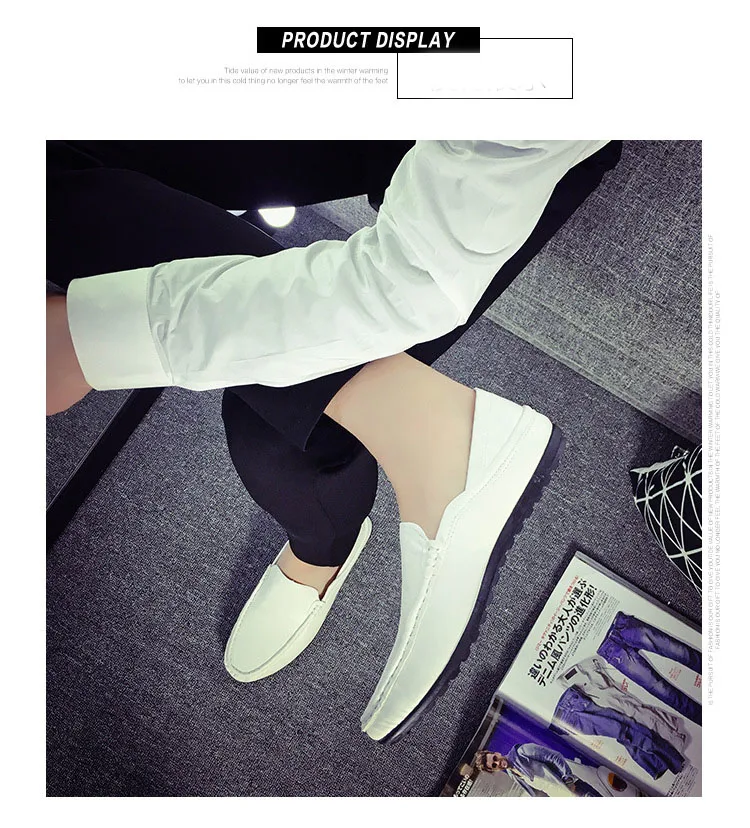 Size 36-44- Men's Shoes- Fashion Brand Men's Love Shoes- Spring Autumn- Soft Shoes Men's Leather -Walking Shoes- Leisure Driving Men's Flats (29)