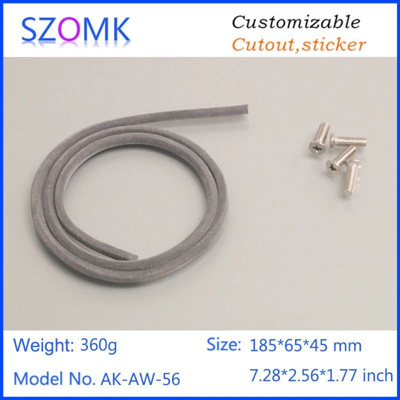 szomk IP66 die cast aluminum waterproof enclosure for electronics aluminum case waterproof equipment junction box  (10)