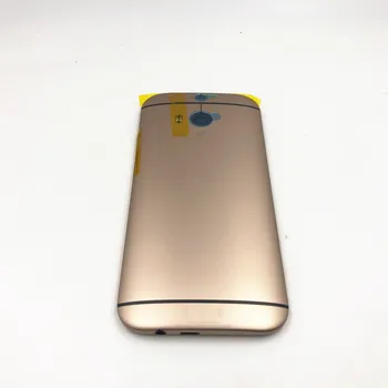 

Metal Battery Back Cover For HTC One M8 Back Housing Case with Volume Power Button Camera Lens 831C