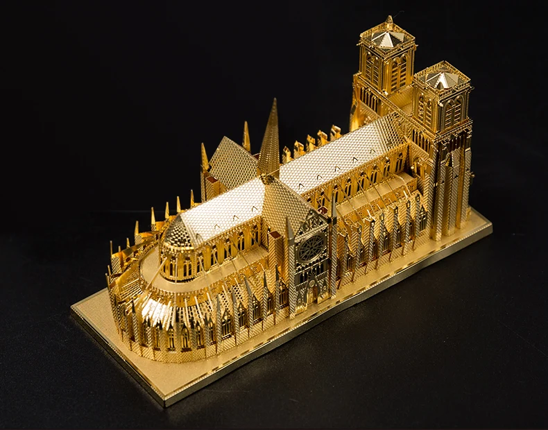 Notre Dame 3D взрослые головоломки ночные светильники светодиодные лампы свадебные украшения Новинка подарки мини красочные DIY спальня домашний декор статус